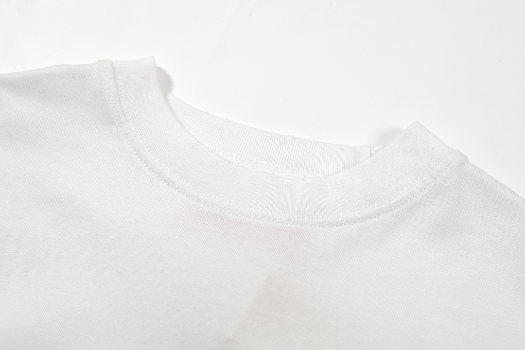 Unbranded 118 032C ''CRUX'' OVERSIZED BOX-CUT Print Short Sleeve T White S-XL 8010# - Image 4