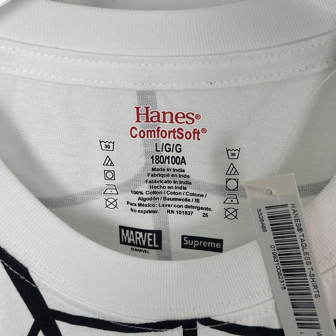 Supreme 148 SU X HANES TAGLESS T-SHIRTS T - Image 16