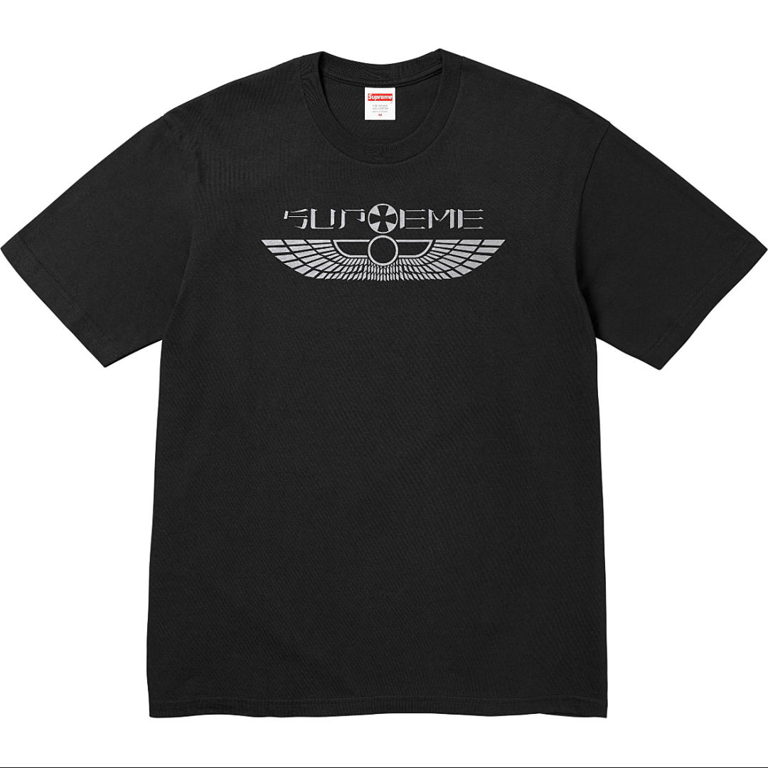 Supreme 118 Wings Tee Print T Black White S M L