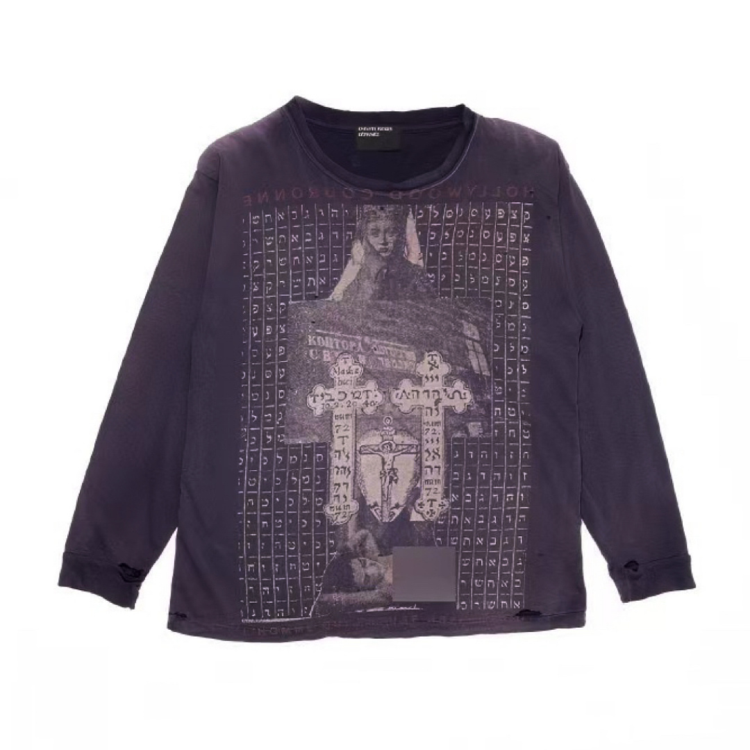 Enfants Riches Deprimes 158 Enfants Riches Deprimes Washed Long Sleeve : S M L XL Water (Black) - Image 12