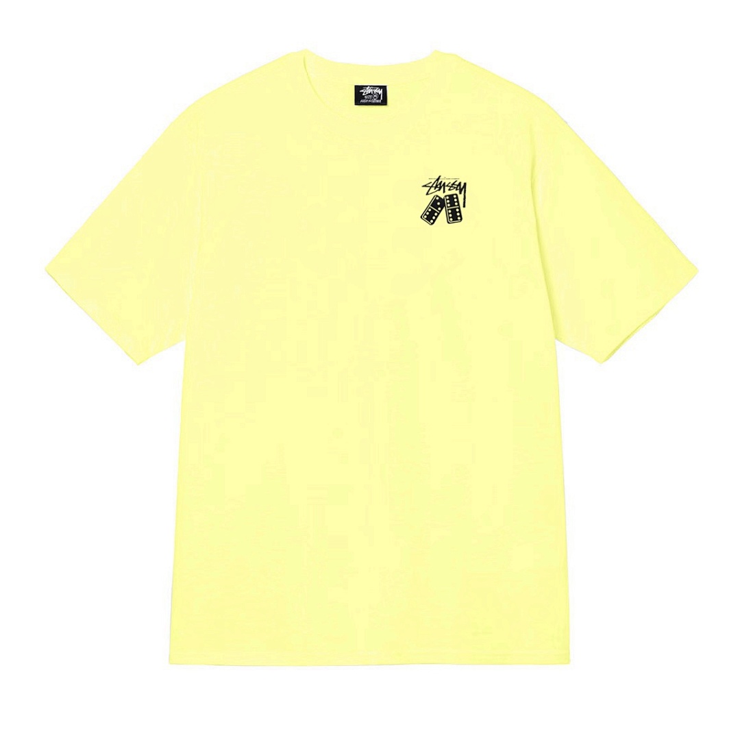 Stussy 108 Stu Short Sleeve Print T : Black White Green Yellow S Ｍ L XL - Image 6