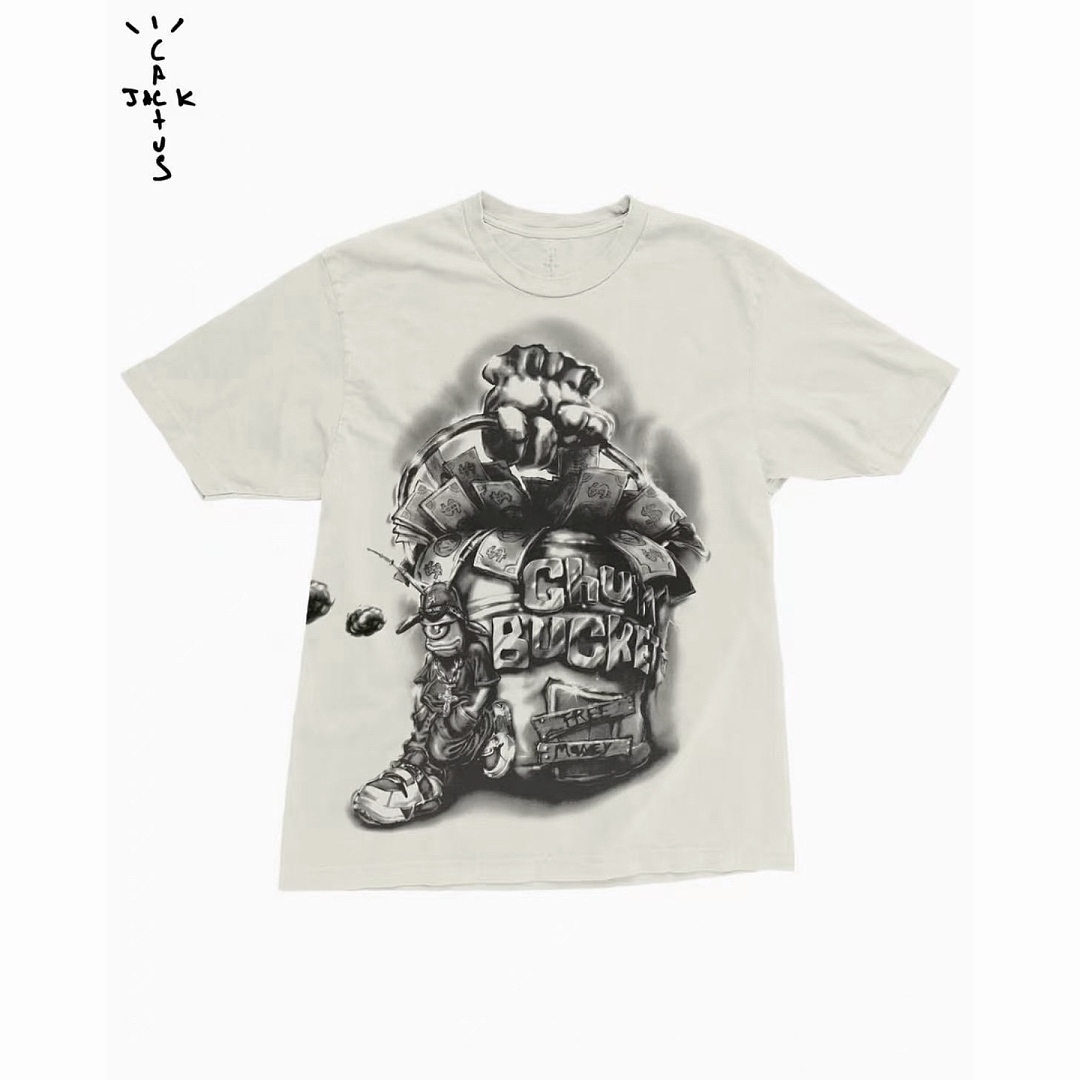 Unbranded 118 Travis Scott Cactus Jack × Chum Bucket Short Sleeve T : S M L XL