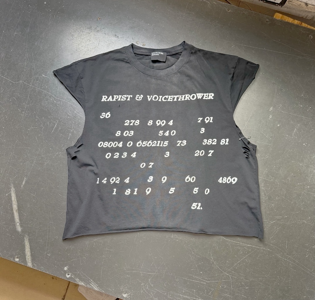 Enfants Riches Deprimes 128 Enfants Riches Deprimes Sleeve Washed Short : S M L XL - Image 3