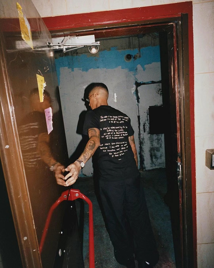 Corteiz 118 SUP X CORTEIZ Collab FW23 RULE THE WORLD TEE Print Short Sleeve Black S - Image 20