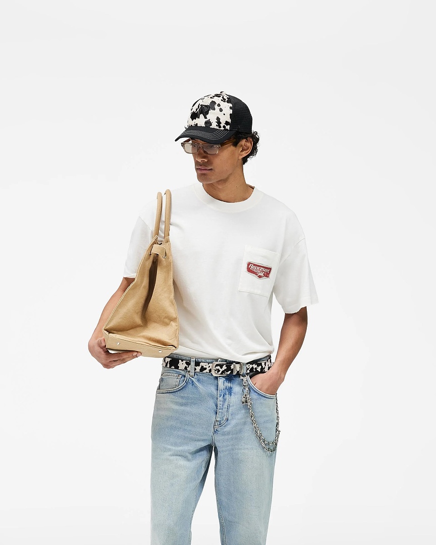 Off-White 148 REPRESENT High Mens Womens Wide Washed Short Sleeve : S M L XL Off (White) - Image 21