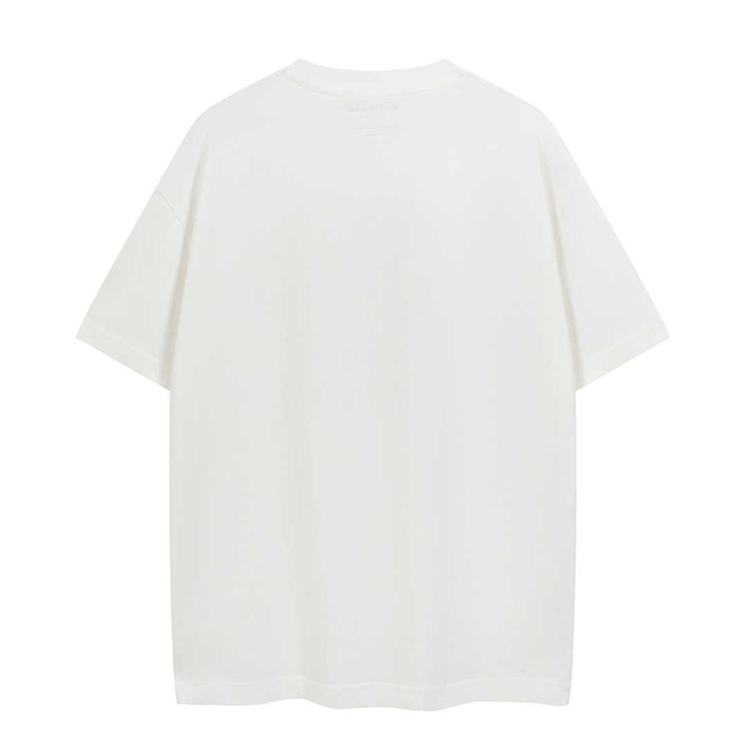 Unbranded 118 Martine Rose LOGO Print Short Sleeve T White S-XL 8060# - Image 3
