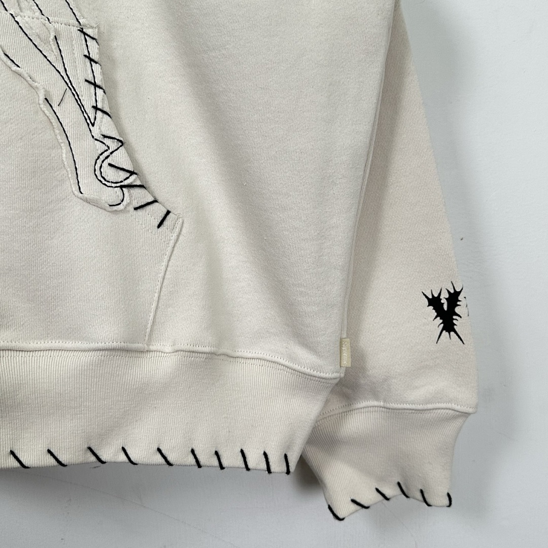 Supreme 498 YS Y'S BY YOHJI YAMAMOTO/ Mountain Collab ZIP UP HOODED / Black Light Apricot S - Image 20