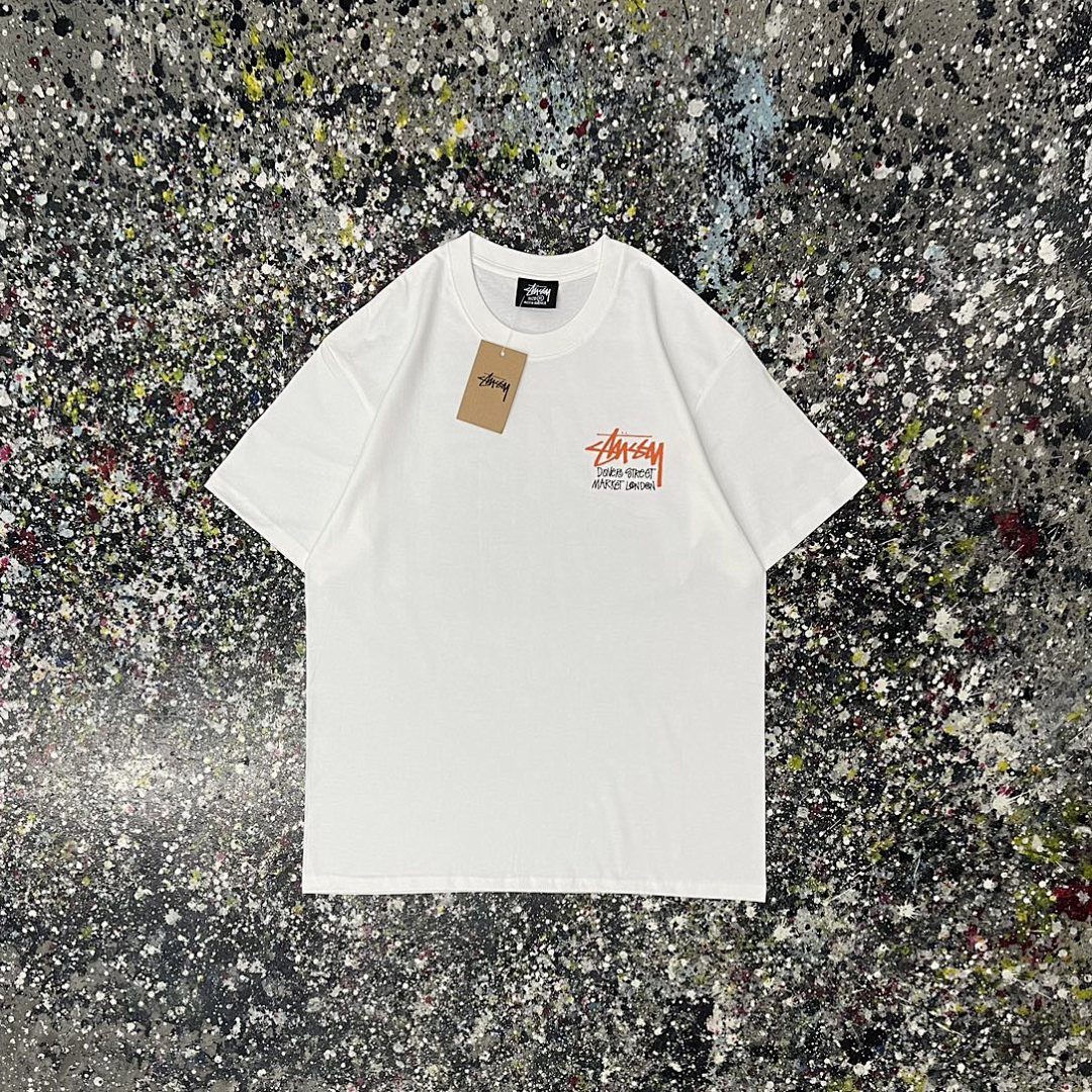 Stussy 108 Stu Short Sleeve T : Black White S Ｍ L XL XXL - Image 7