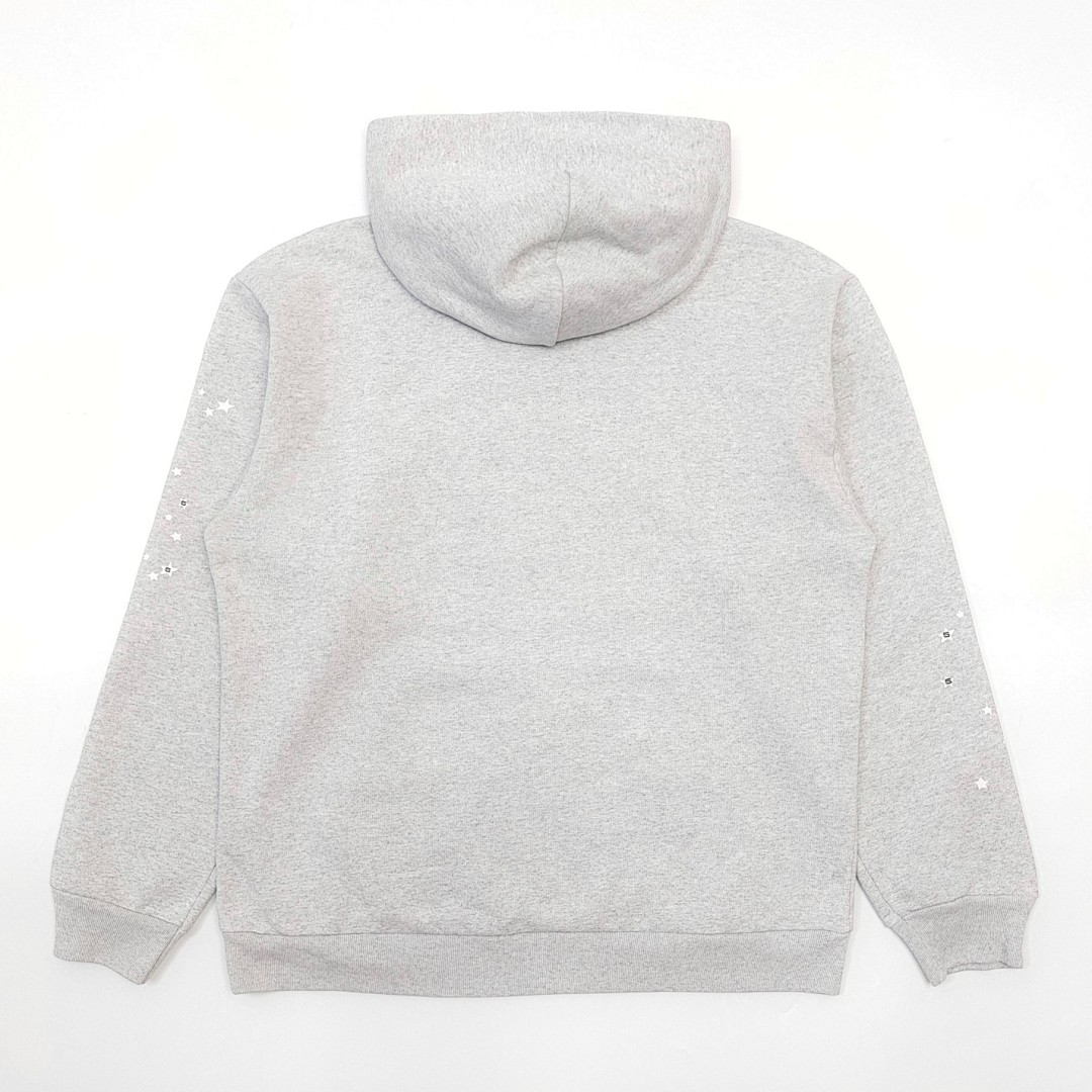 Sp5der HOODIE Angel 555 Top Grey S-XXL - Image 4