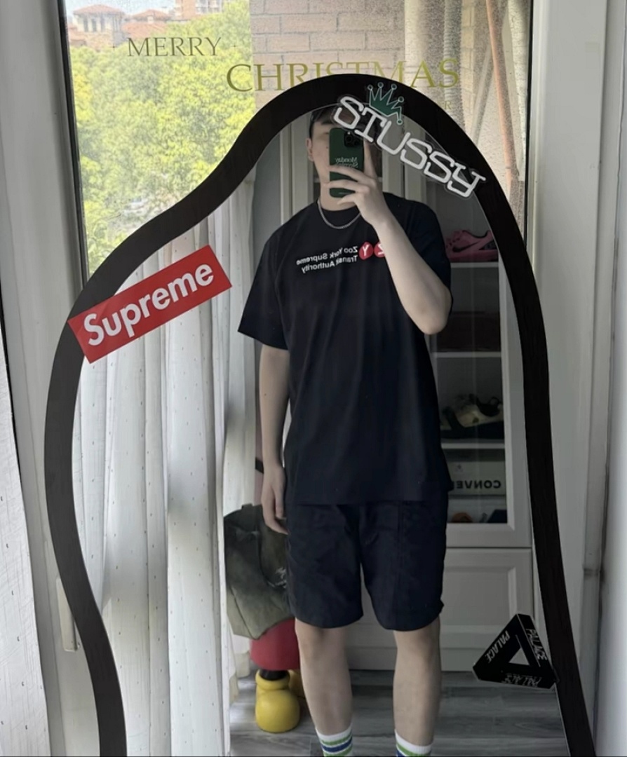 Off-White 128 ZOO YORK TRANSIT TEE T Short Sleeve Black Off White S-XL - Image 35