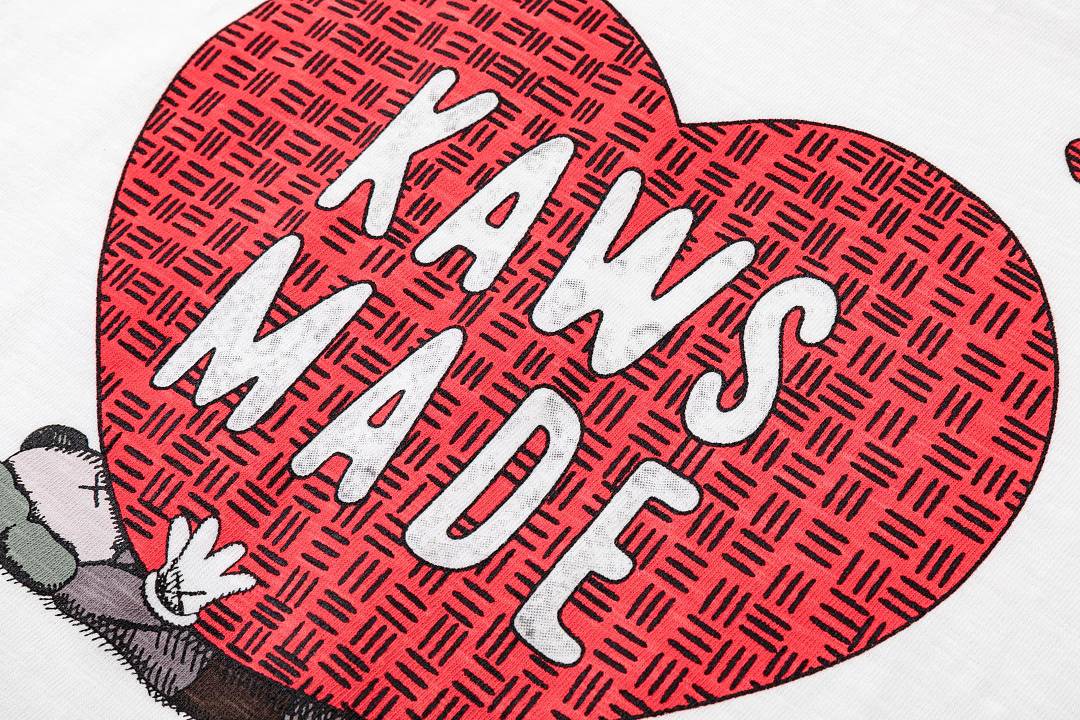 Human Made 138 HUMAN MADE × KAWS Collab SS26 Limited Exclusive Collar Short Sleeve T : Black White S M L - Image 18