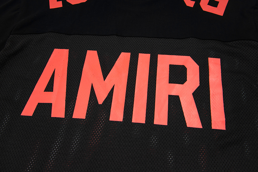 AMIRI 128 Canvas Logo Print Short Sleeve T Black White S M L XL 9933# - Image 8