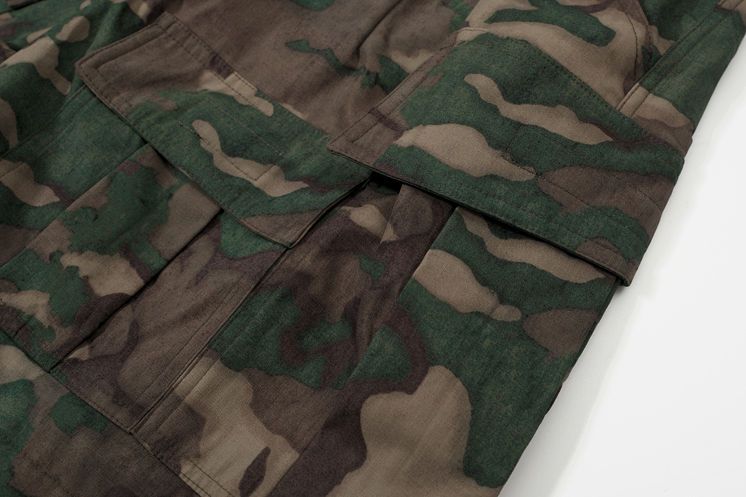 Bape 338 FAR CAMO CARGO PANT Snow Green Grey S-L 7267# - Image 9