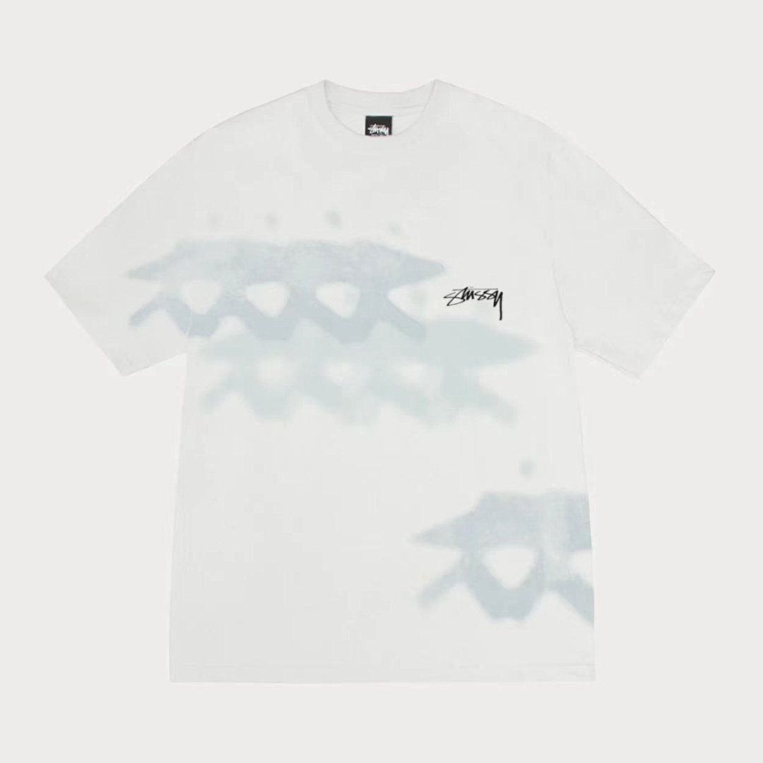 On Running ON SALE58 STU Low Tide Pigment Dyed T-Shirt 25SS Print Short Sleeve T Black White S M L - Image 4