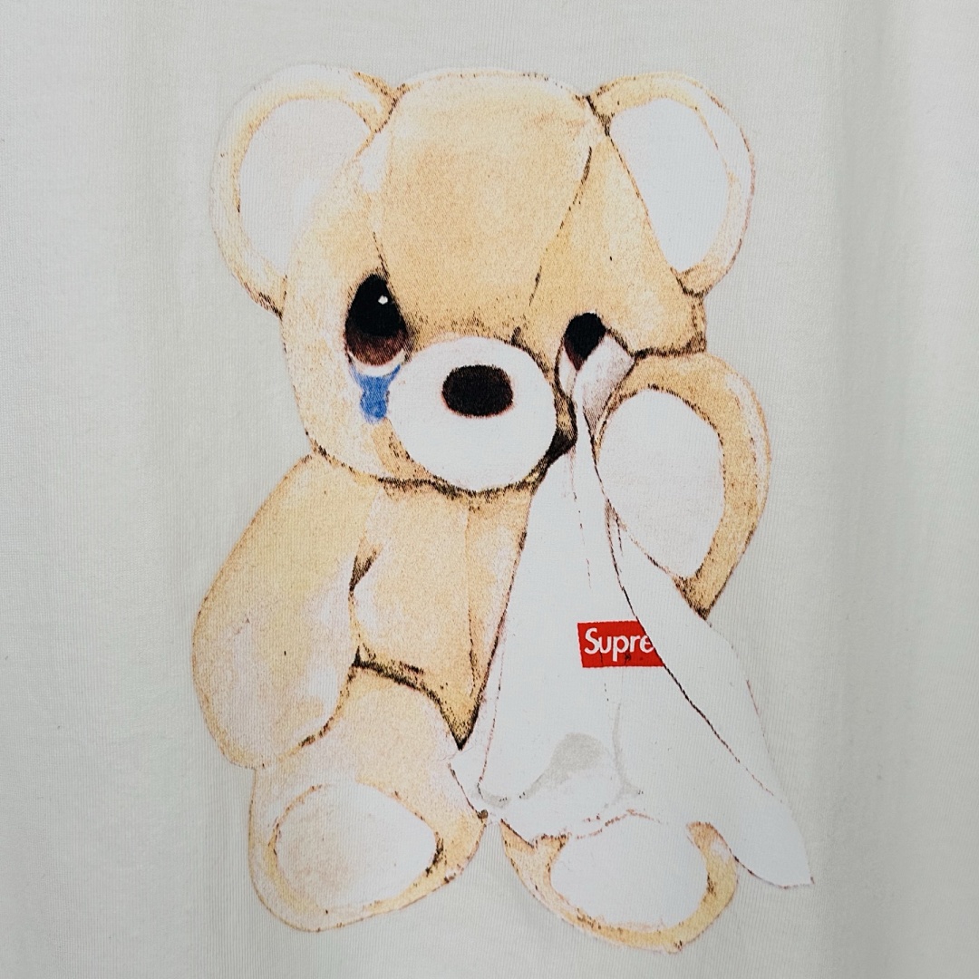 Supreme 138 SS25 BEAR TEE Small T Print Short Sleeve Black White S-XL - Image 15