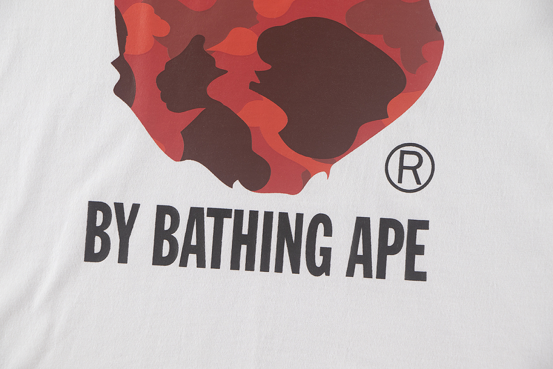 Bape 148 TOP Print Collar Short Sleeve T Black White S-XL - Image 18
