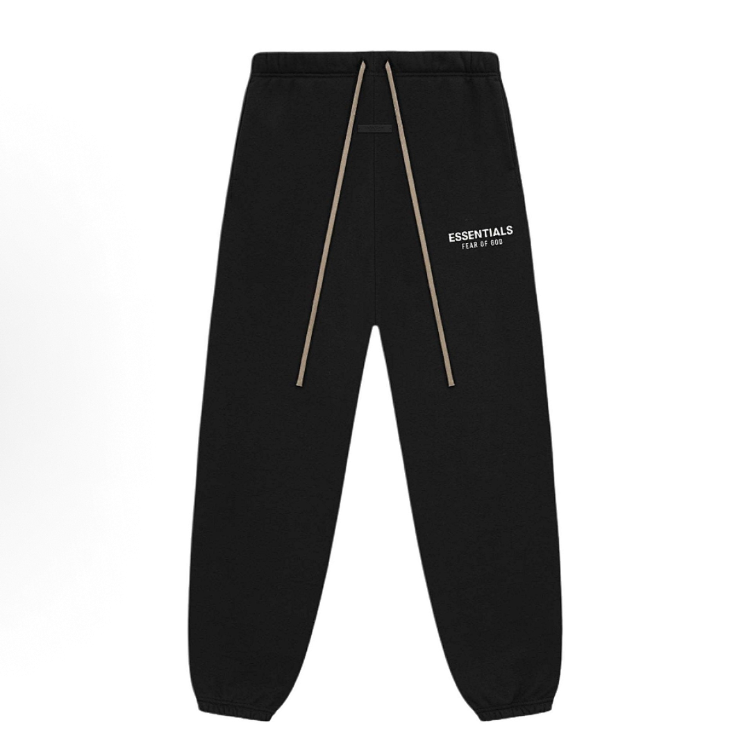 Essentials 178 Ess FALL24 HOLIDAY Fleece EssentialSweatpant Print Lace Up Velvet : Dark Mist Grey Light Black Desert Gold Brown :S-XL - Image 5