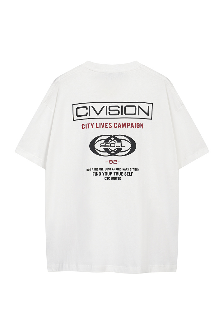 On Running 108 CIVISION By CSC Print LOGO Short Sleeve T White Black 1 2 3 8032# - Image 21