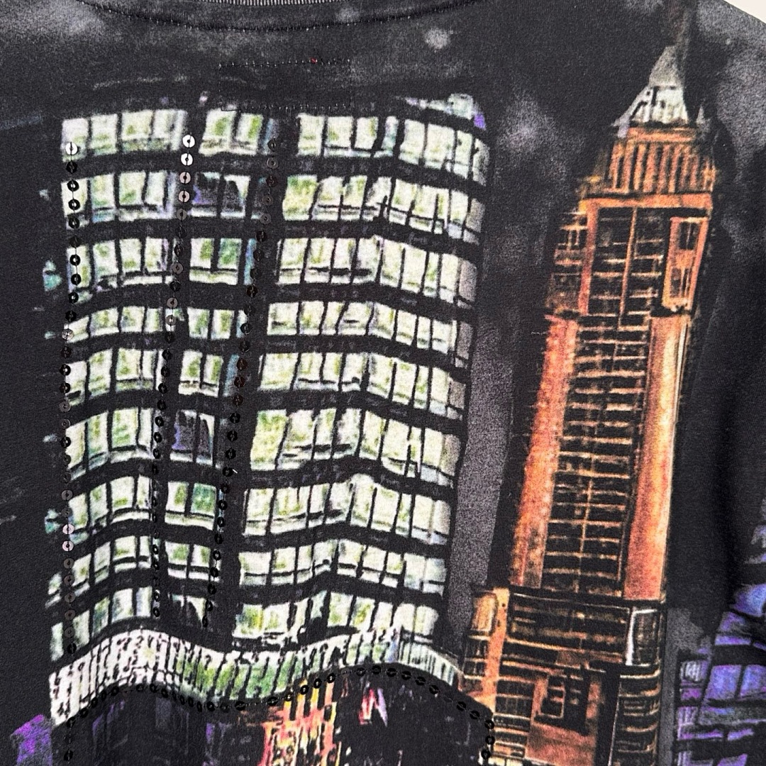 Supreme 298 SS25 SKYLINE SEQUIN L/S TOP Sky Stitching Long Sleeve Black Blue S-XL - Image 23