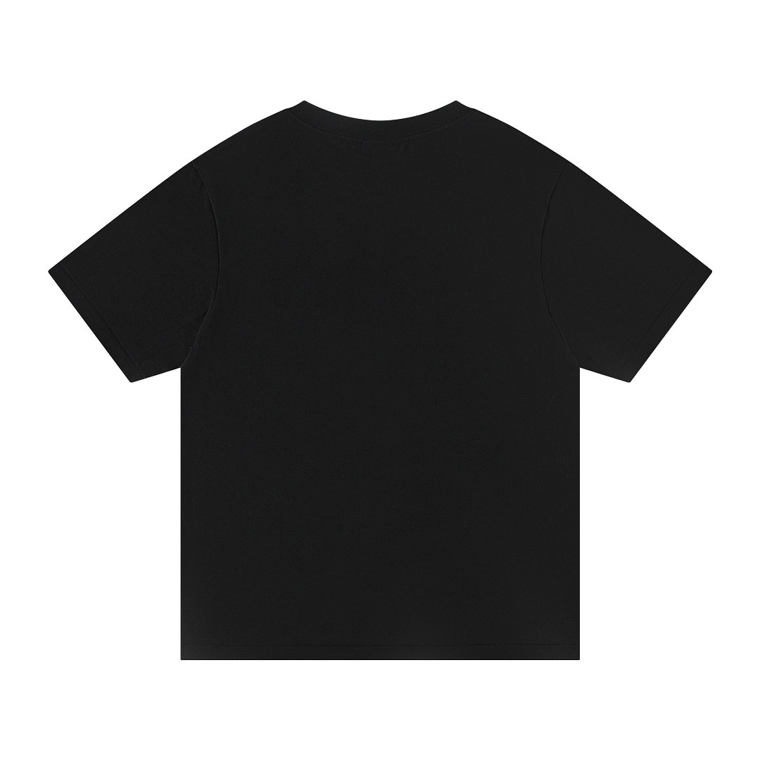 Bape 148 TOP Print Collar Short Sleeve T Black White S-XL - Image 4
