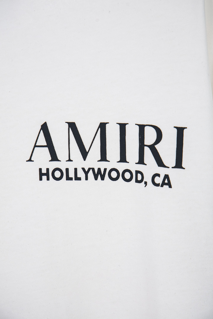 AMIRI 138 Wide Version Model Long Sleeve T Black White S M L XL 602# - Image 29