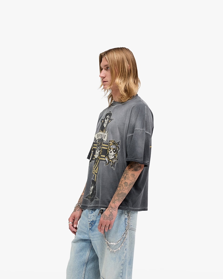 Represent 138 REPRESENT New High Mens Womens Top Wide Short Sleeve : S M L XL Water (White) - Image 22