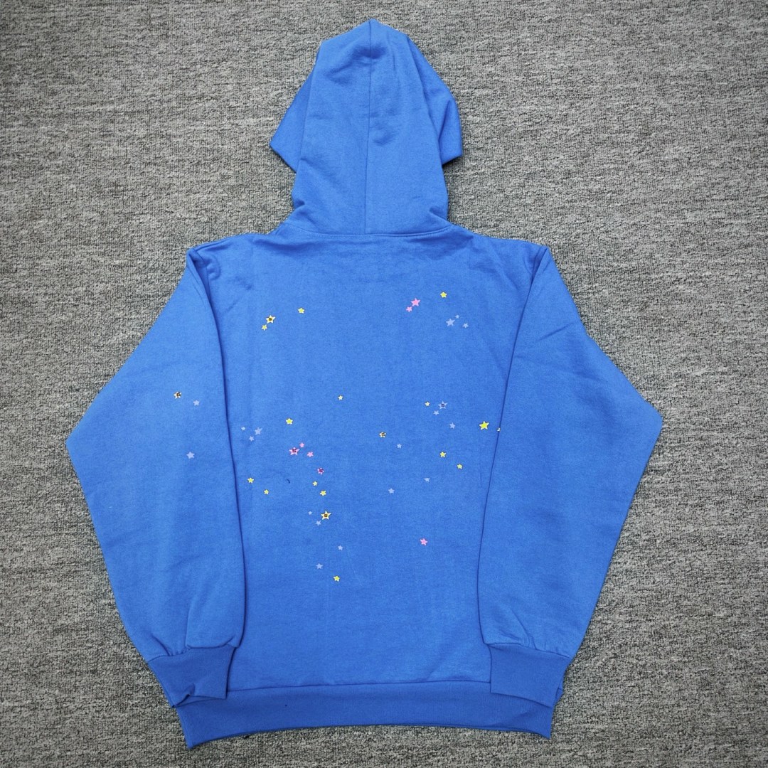 Sp5der FW23 HOODIE Mens Womens Top Blue : S-XXL - Image 17