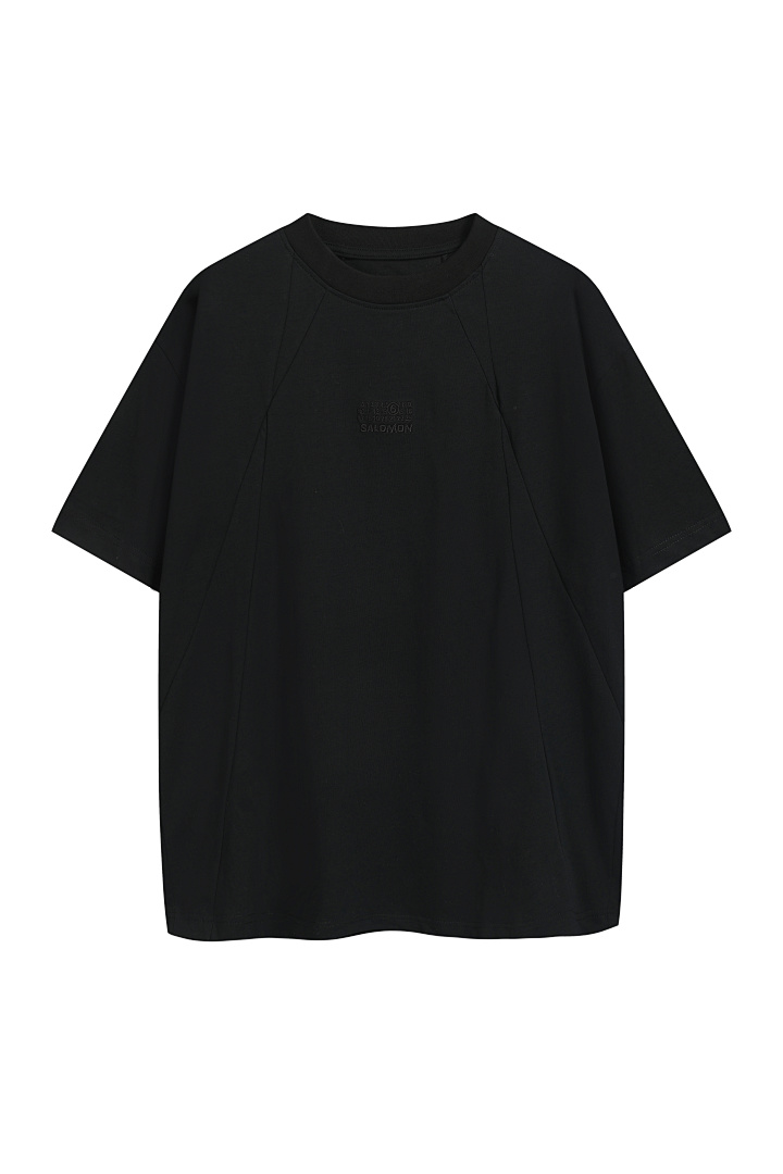 On Running 118 M6 Embroidered Short Sleeve T Black White 46 48 50 52 8087# - Image 3