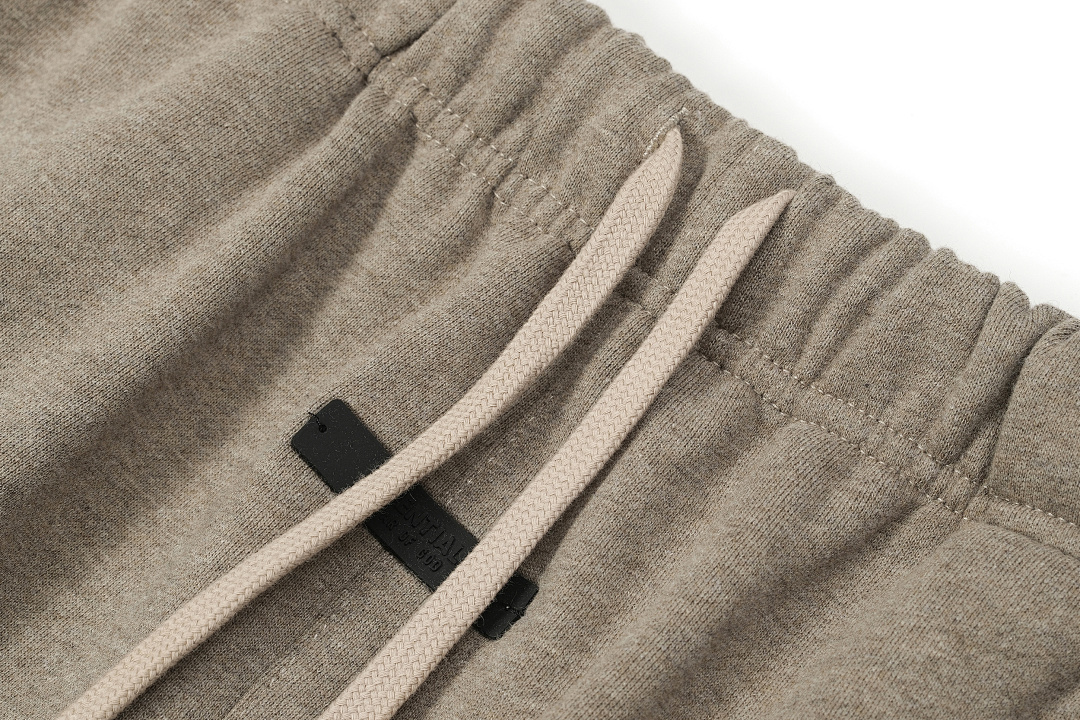 Essentials 178 Ess FALL24 HOLIDAY Fleece EssentialSweatpant Print Lace Up Velvet : Dark Mist Grey Light Black Desert Gold Brown :S-XL - Image 88