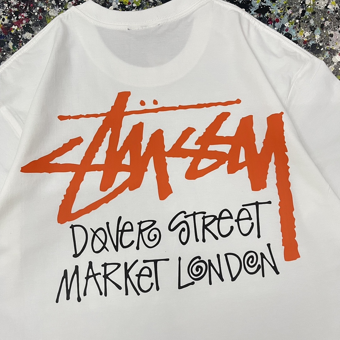 Stussy 108 Stu Short Sleeve T : Black White S Ｍ L XL XXL - Image 9