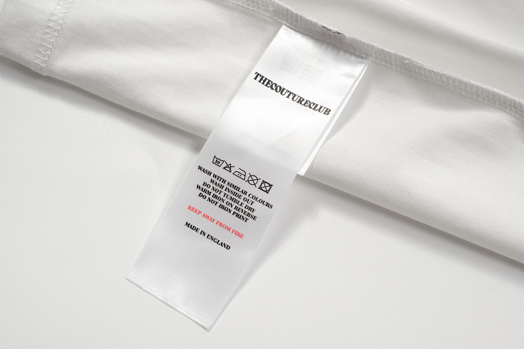 Christian Louboutin 118 THECOUTURECLUB Small Label Logo Short Sleeve T Black White S-XL T2010# - Image 33