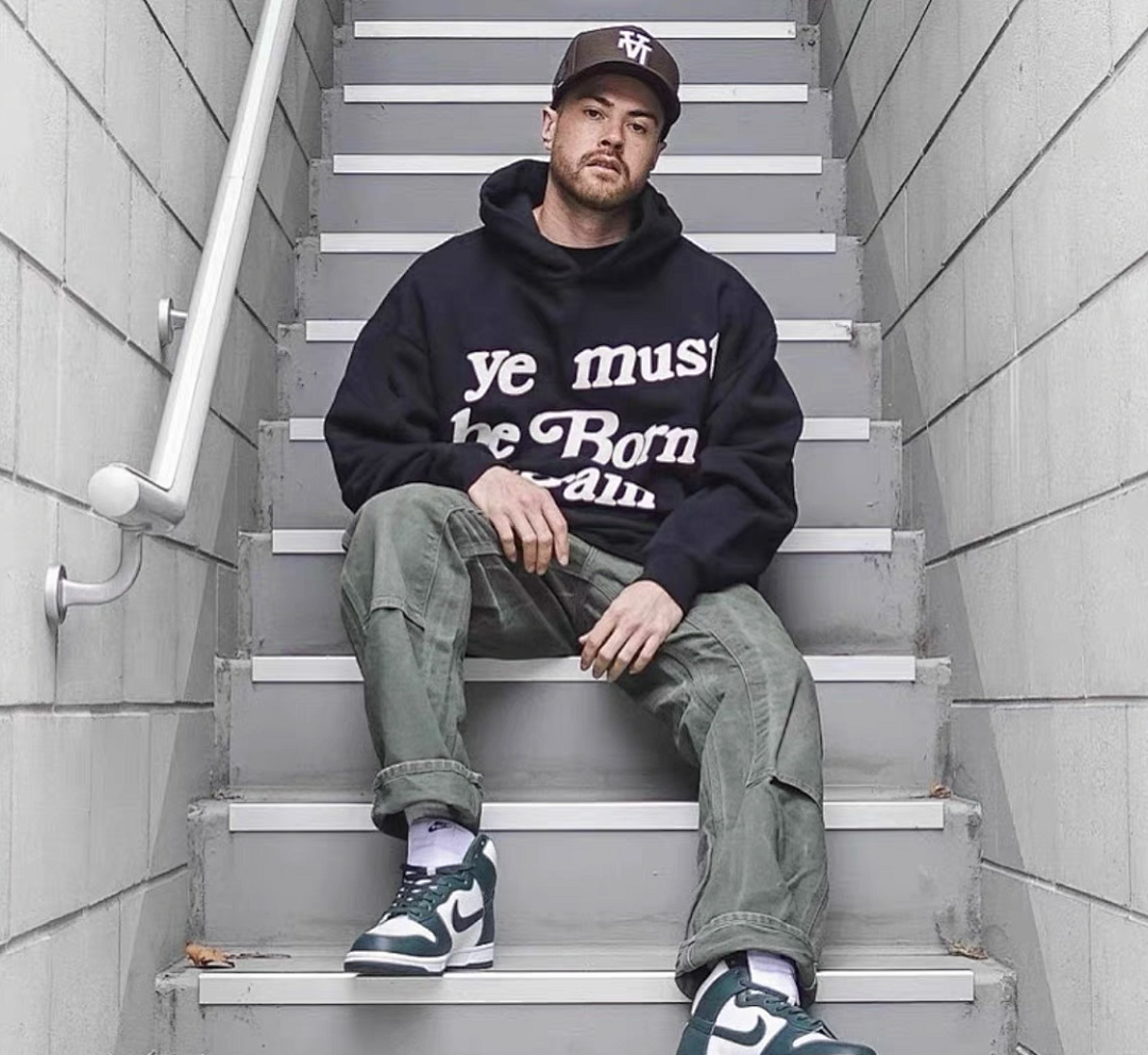 Unbranded 218 CPFM YE MUST BE BORN AGAIN HOODIE Velvet : Black Brown Dark Grey Ink Green Color Blue Yellow Bright Red Orange Purple S M L - Image 22