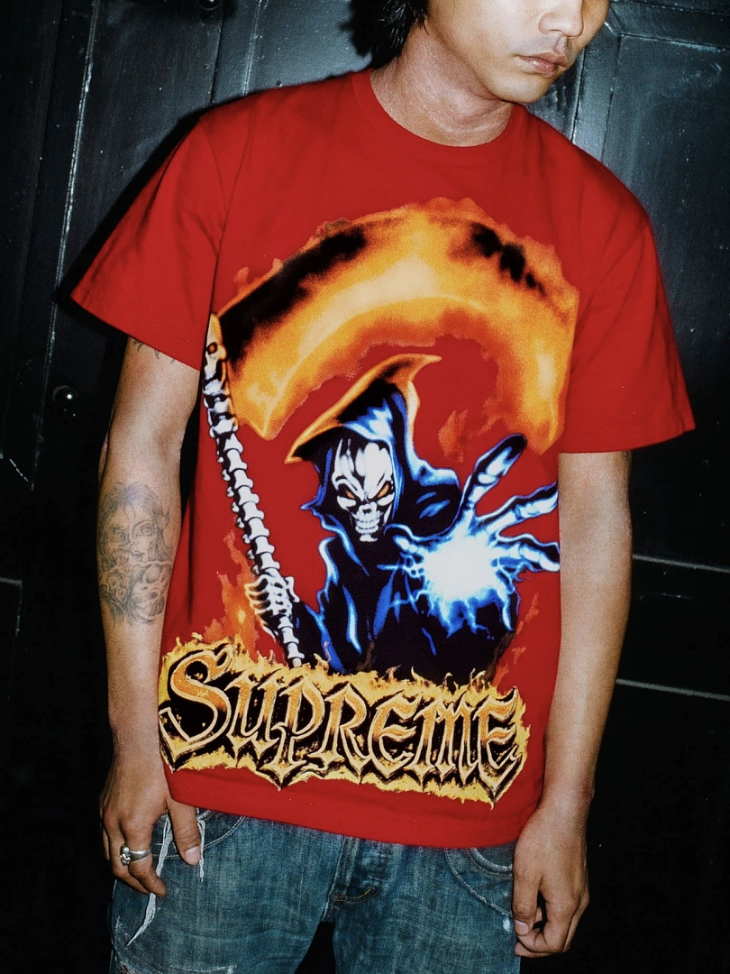 Supreme 168 SS26 GRIM REAPER TEE Print T - Image 18