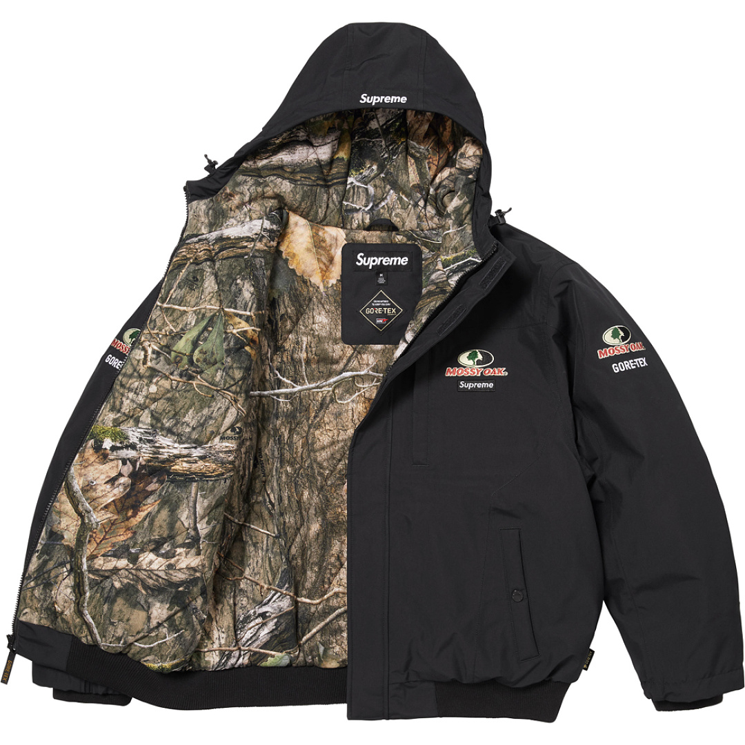 Bape 658 GORE TEX MOSSY OAK Black Camo Red S M L - Image 5