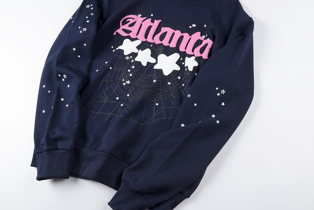 Sp5der 258 Sp5Der 555555 Atlanta Hoodie Star Mens Womens S-XL - Image 5