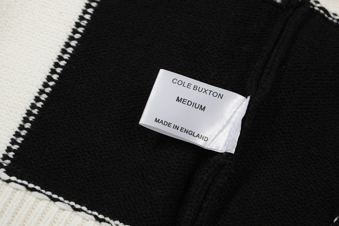 On Running 278 Cole Buxton Black White Double Stand Collar Fleece S-XL C7022# - Image 14