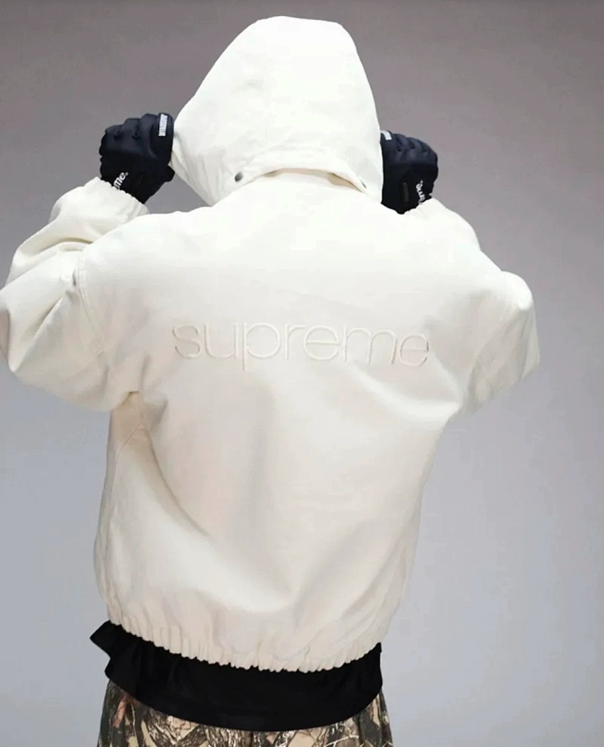 Supreme 598 24Fw Faux Shearling Lined Bomber Jacket Velvet Black White Water Blue S-XL - Image 90