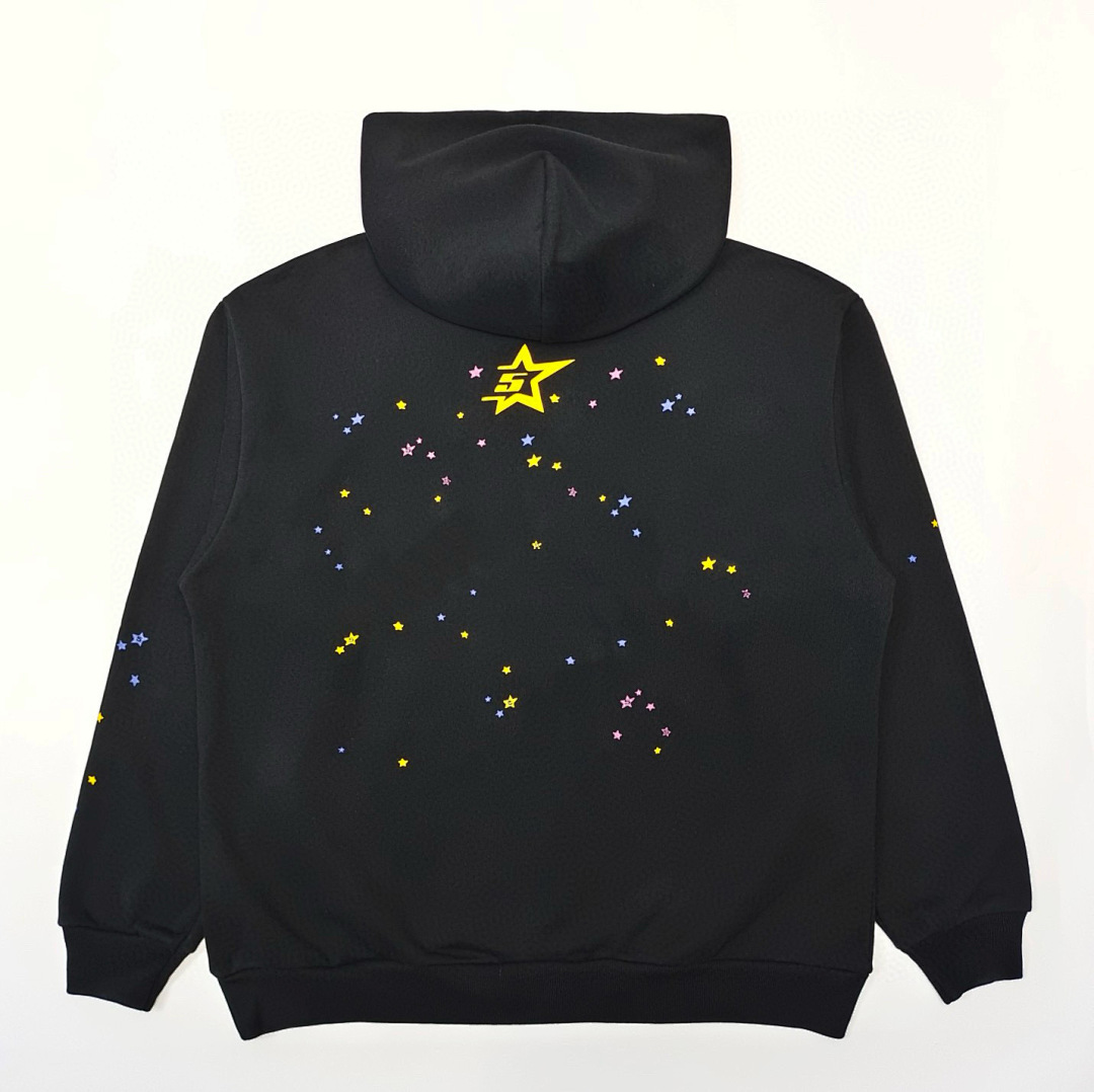 Sp5der FW23 HOODIE Mens Womens Top Black Pink V2 : S-XXL - Image 5