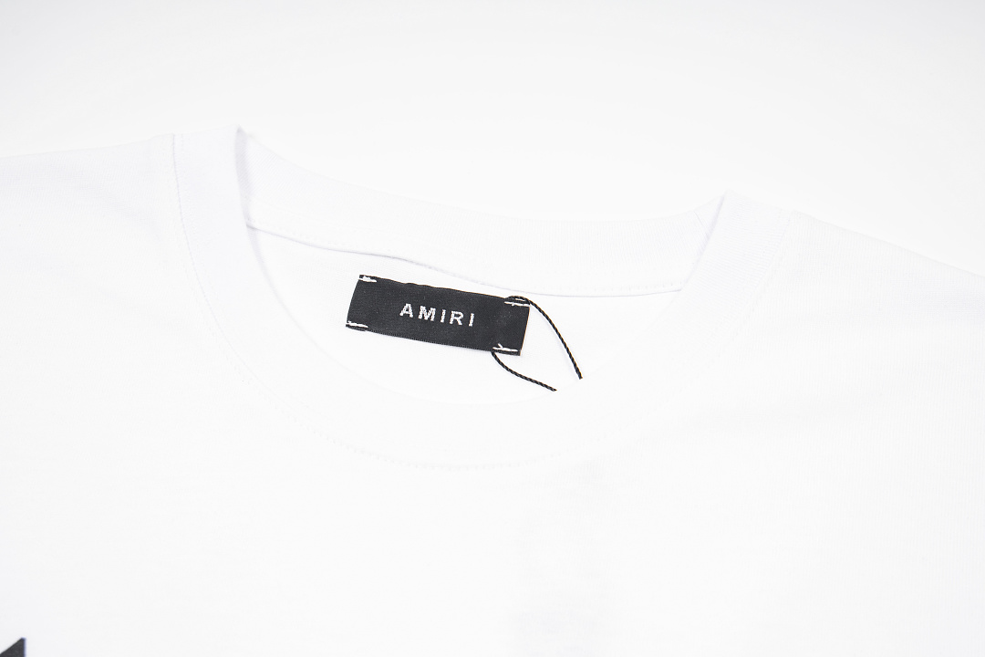 AMIRI 118 26Ss New Logo Print Short Sleeve T Black White S M L XL 9924# - Image 15