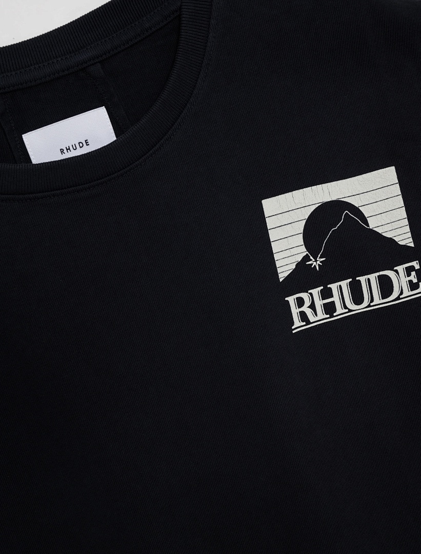 Unbranded 118 RHUD Mountain Print Logo Short Sleeve T Black White S-XL H8188# - Image 45