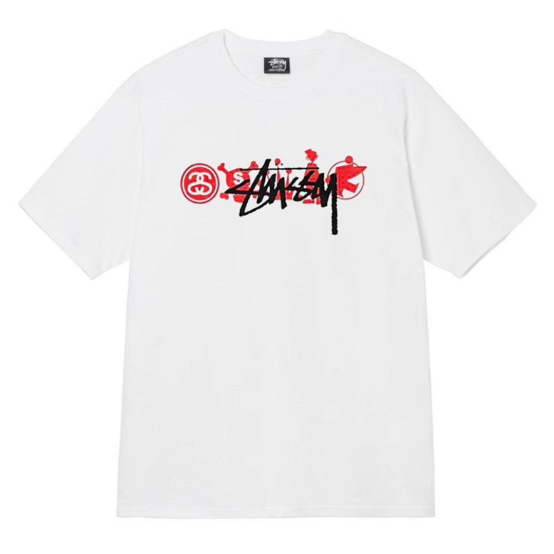 Stussy 108 Stu Short Sleeve T : Black White S Ｍ L XL XXL - Image 10
