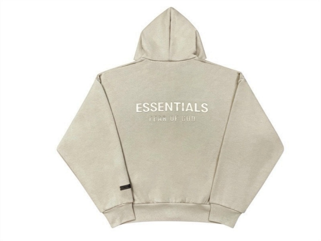 Essentials 238 Ess SS25 Classic Hoodie Label Print Silk Silver Gum Black Oatmeal Grey Brown XS-XL - Image 15