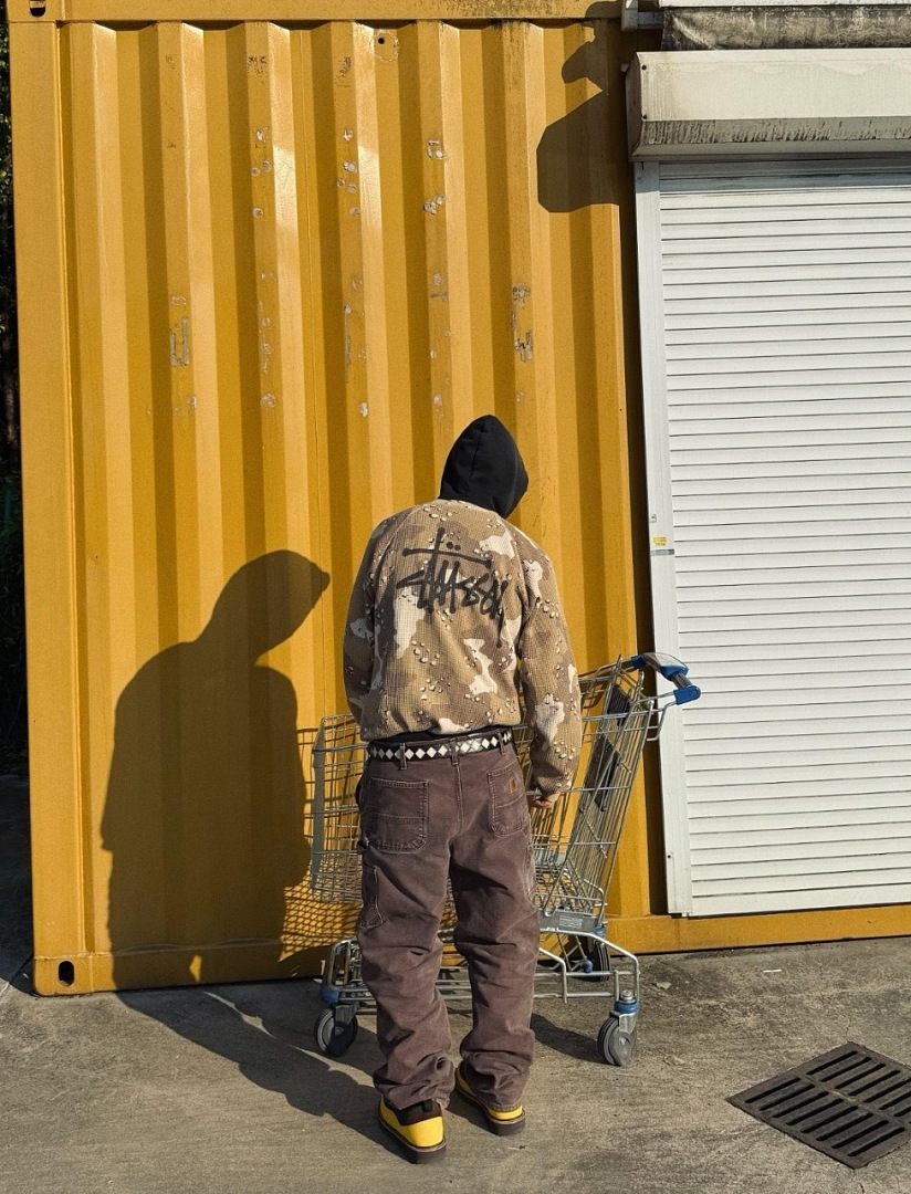 Stussy 198 STU Long Sleeve 2014 : Black Apricot White Sand Desert Camo Red Blue Yellow S-XL - Image 38