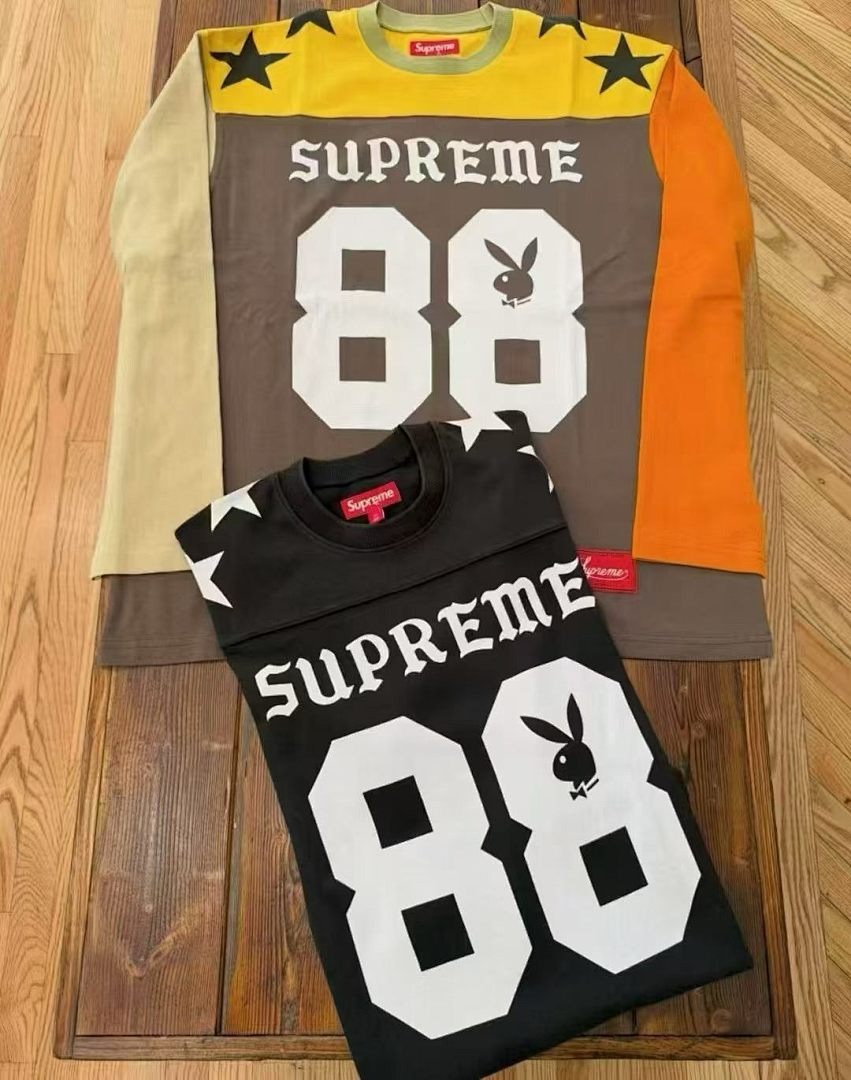 Bape 218 Long Sleeve T L/S FOOTBALL TOP 88 Quad Black White Pink Camo S - Image 30
