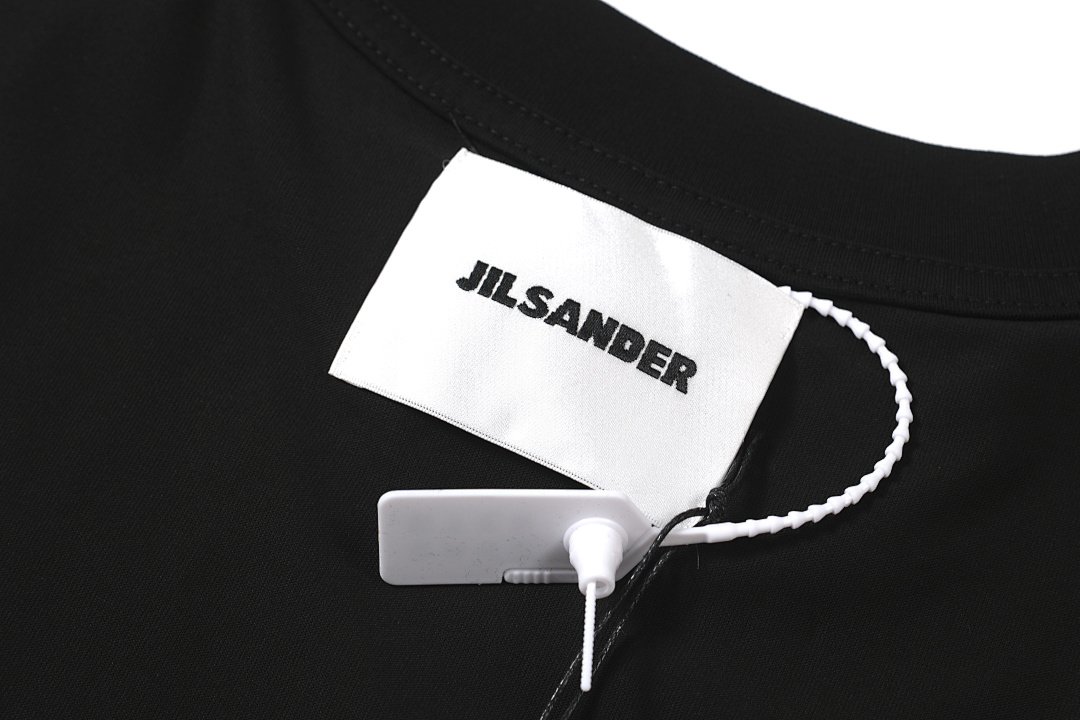 Unbranded 108 JIL SANDER Label Print Logo Short Sleeve T Black White Cream Apricot S-XL J9888# - Image 14