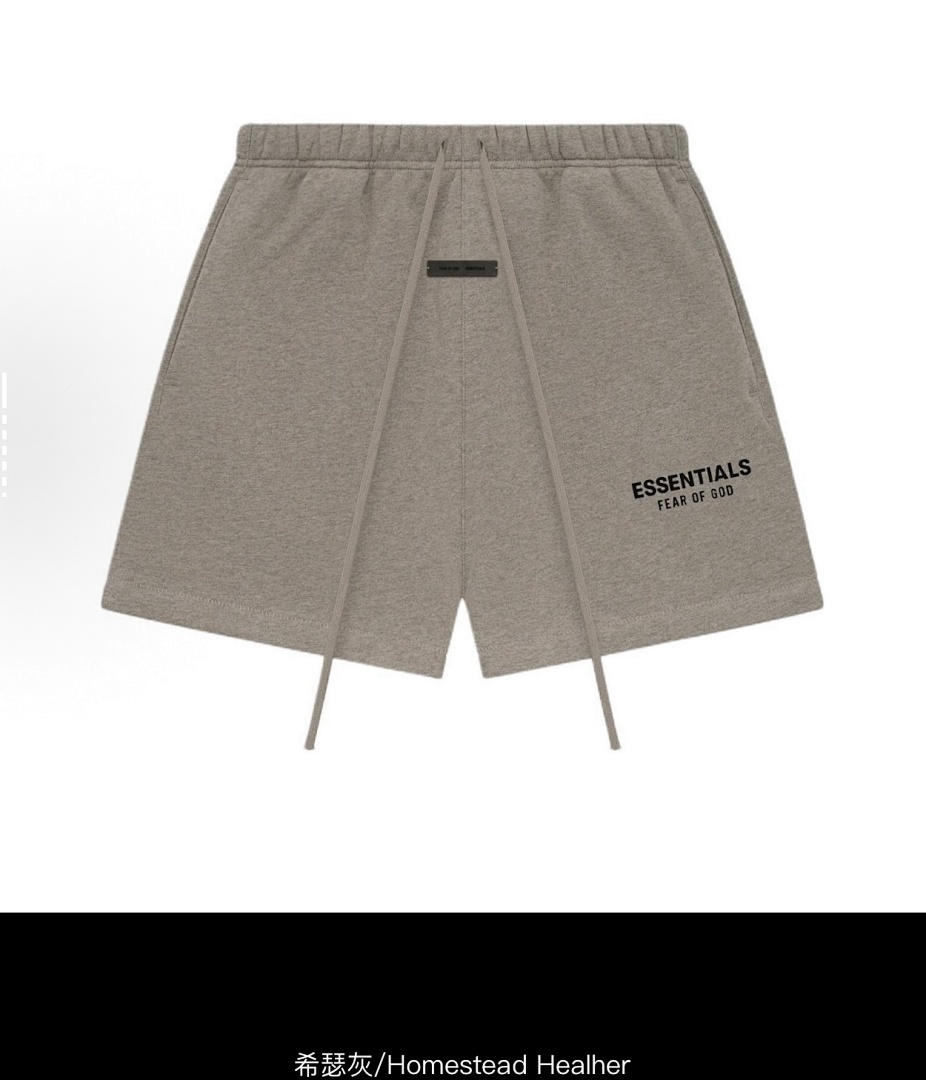 Essentials 148 Ess SS25 Classic Sweatshort Short : Grey /Homestead Healher Black /Jet XS-XL - Image 43