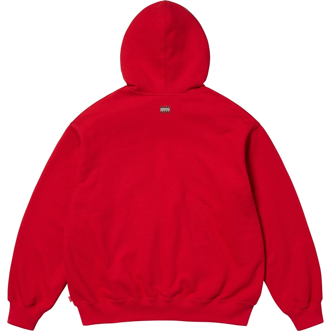 Bape 438 B.B.SIMON ZIP UP HOODED Diamond Black Grey Red Camo Quad S - Image 12