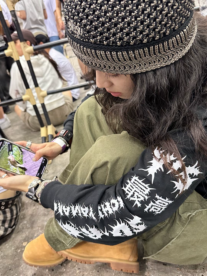 Supreme 178 Y'S Long Sleeve T Mountain Collab L/S TEE Double Print Black White S - Image 30