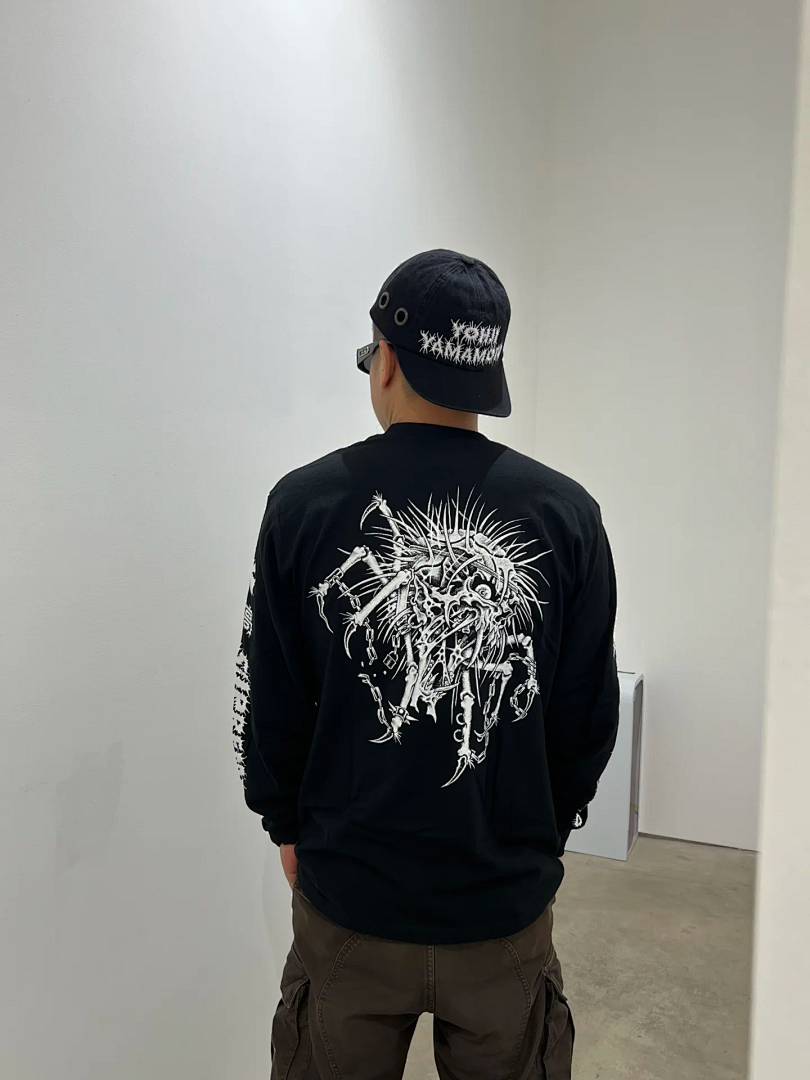 Supreme 178 Y'S Long Sleeve T Mountain Collab L/S TEE Double Print Black White S - Image 36