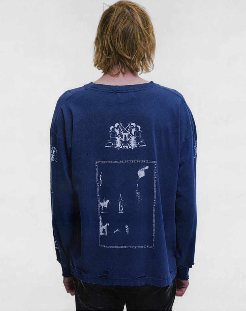 Enfants Riches Deprimes 168 Enfants Riches Deprimes I TOLD YOU WAS SICK Long Sleeve T : S M L XL (Blue) - Image 13